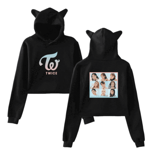 Twice4 Cropped Hoodie #1