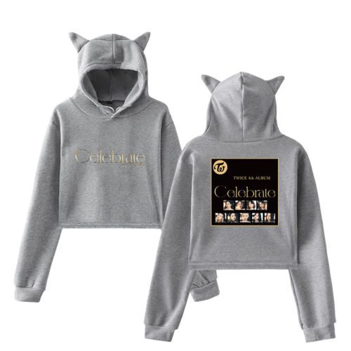 Twice Celebrate Cropped Hoodie #4