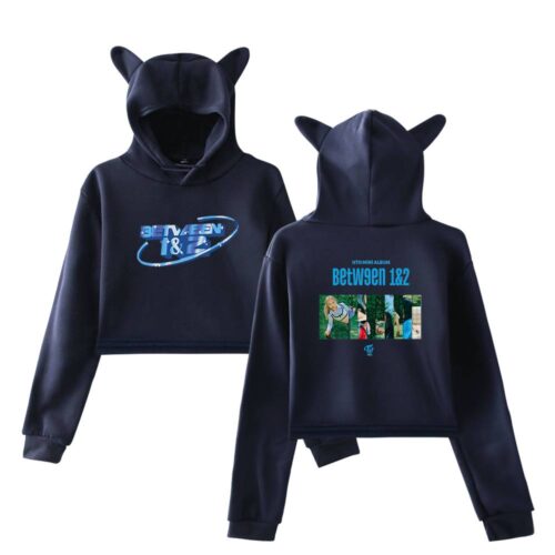 Twice Between 1&2 Cropped Hoodie #3