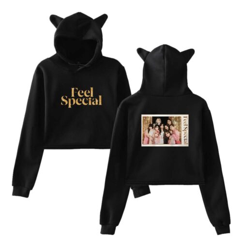 Twice Cropped Hoodie #11